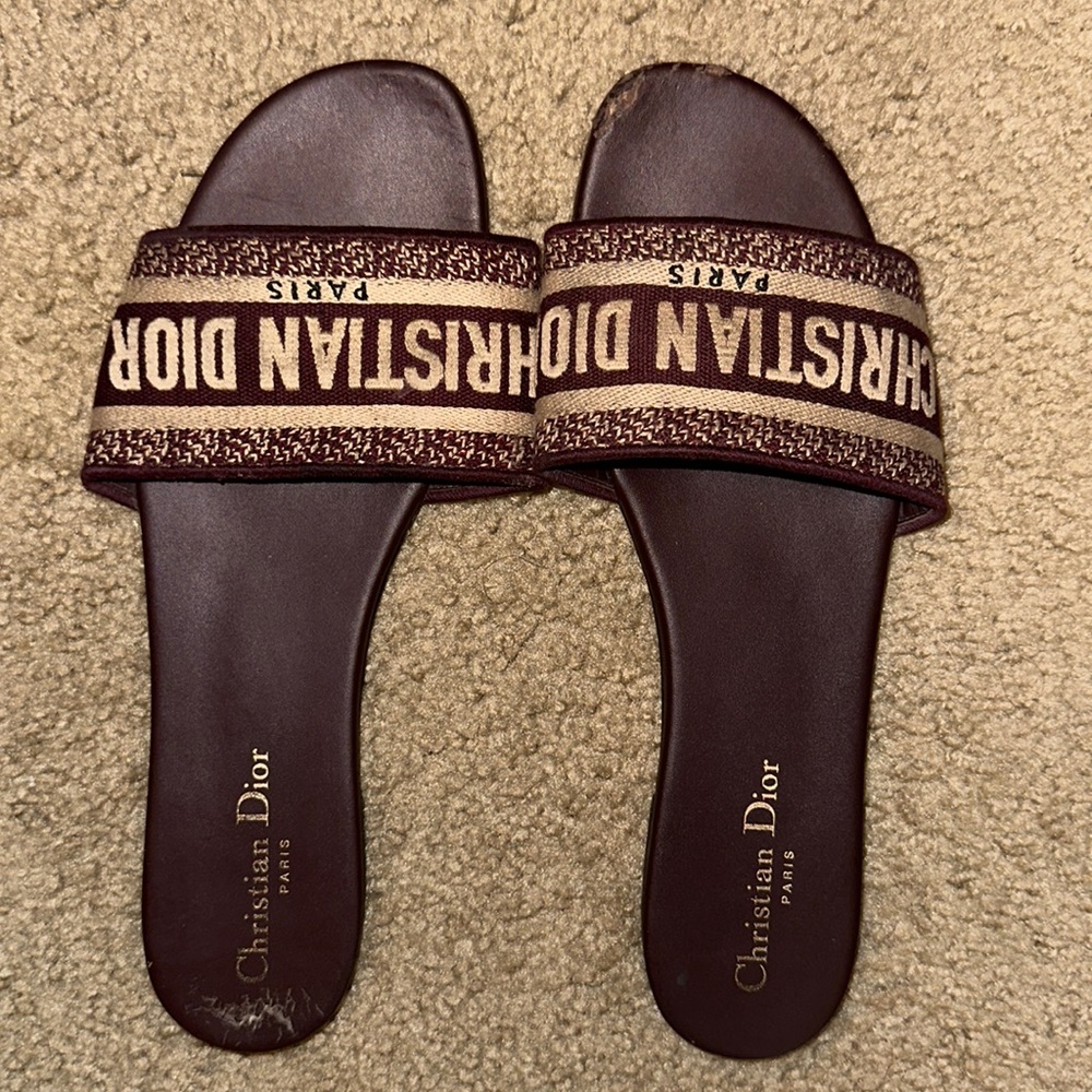 Dior slides USED